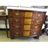 Chippendale-style mahogany chest of drawers