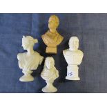 Four busts