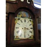 Victorian mahogany longcase clock