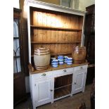 Victorian pine kitchen dresser