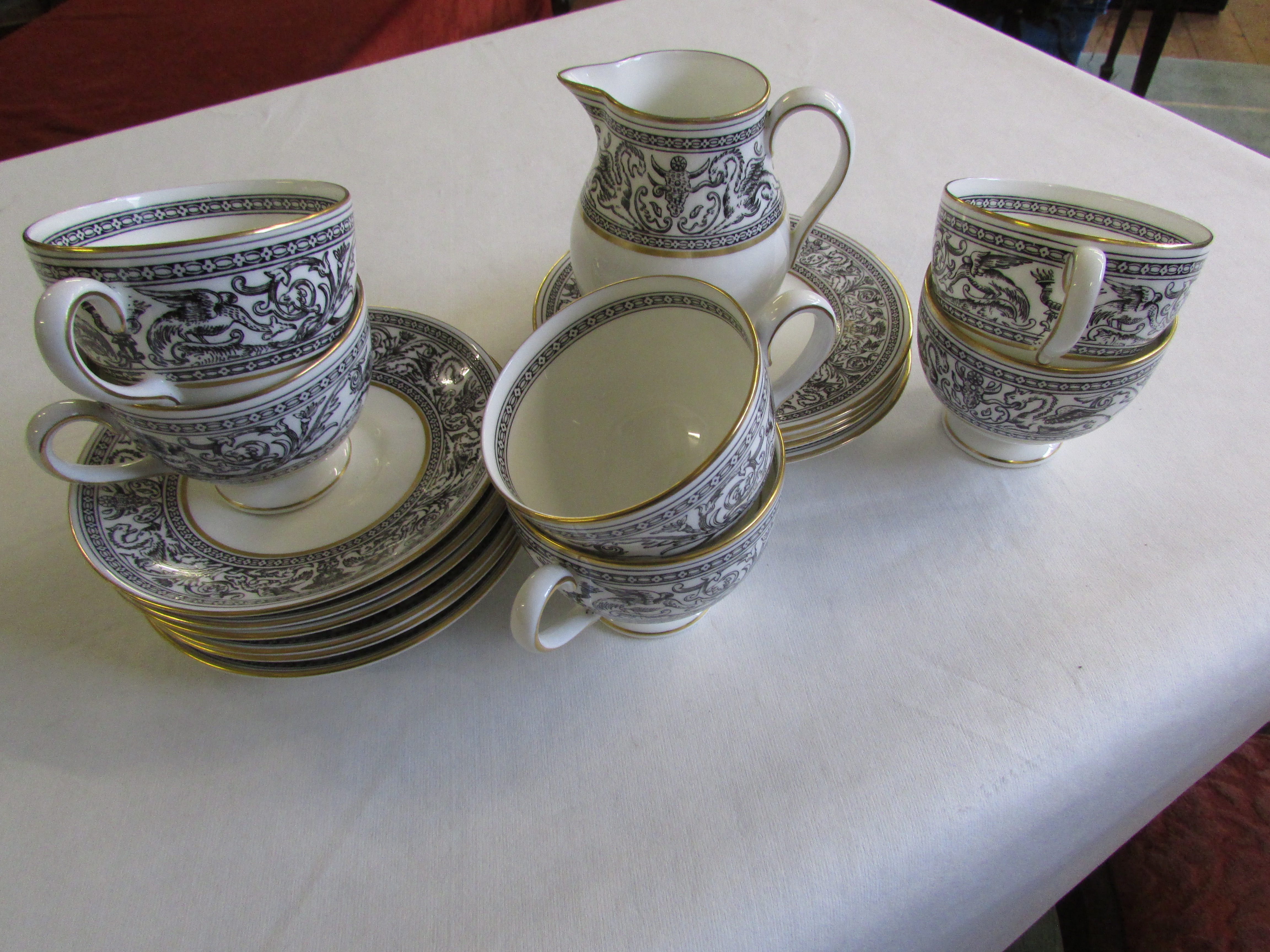 Wedgwood 'Florentine; bone china teaware