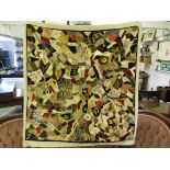 19th Century patchwork quilt blanket
