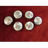 Set of six Satsuma ceramic buttons