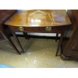 Georgian mahogany side table