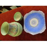 Shelley 'Melody' ware, and a blue swirl plate.