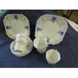 Shelley 'Blue Rock' coffee ware