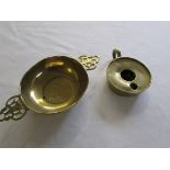 Brass two-handled Quaich