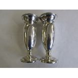 Pair of silver vases