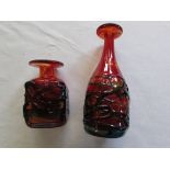 Two bud vases