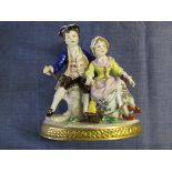 Sitzendorf porcelain figure group