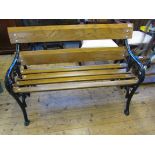 Cast Iron garden bench