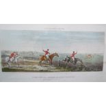 A set of four Leicester hunting prints together with other prints