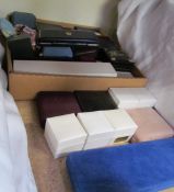 Assorted jewellery boxes