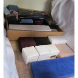 Assorted jewellery boxes