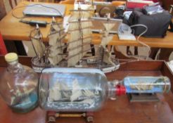 A model of the Mary Celeste,