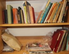 A collection of books, including some signed, children's annuals, cookery books,