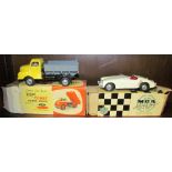 A Victory Industries MGA Safety Fast scale model electric car,