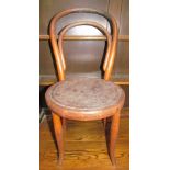 A Child's bentwood chair possibly Thonet