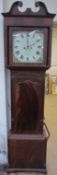 A 19th century mahogany longcase clock,