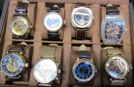 Eight Constantin Weisz Gentleman's wristwatches,