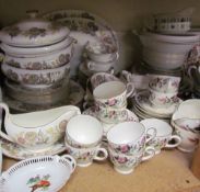 A Wedgwood Tapestry pattern part dinner set, other part tea and dinner sets,