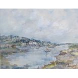 Allets Helford River Watercolour Signed