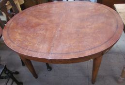 A French Empire style dining table,