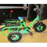 A Bullfrog child's tricycle
