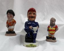 A WR Racewear limited edition toby jug of Nigel Mansell,