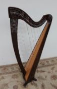 A French Camac lever Noyer Harp, K38, 141.