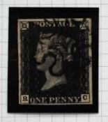 Great Britain 1840 One Penny Black,