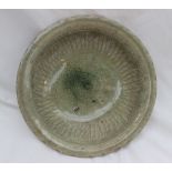 A large Chinese Lung-h'uan Southern Celadon stoneware bowl,