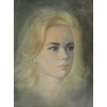 Edda Baronin von Wedel (born 1867) Portrait of a lady with blond hair Oil on canvas Signed 45 x 34.