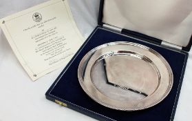 An Elizabeth II limited edition silver plate,