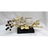 A R Van Ruyckevelt bone china and gilt bronze table centrepiece A109,