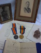 Two World War I medals including the Victory Medal and War Medal issued to 2 Lieut.