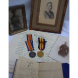 Two World War I medals including the Victory Medal and War Medal issued to 2 Lieut.