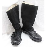 A pair of 1943 Pattern 'Escape' boots these boots were based on the designs of Major Clayton Hutton