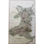 Cary (John) A New Map of the Principality of Wales, Divided into Counties, 1809, 98.5 x 59.