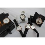 A Seiko Kinetic Gentleman's wristwatch together with a Hugo Schwarze wristwatch,