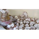 A Royal Albert Old Country Roses pattern part tea and dinner service,
