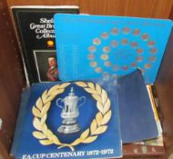 World Cup coin collections together with programmes etc