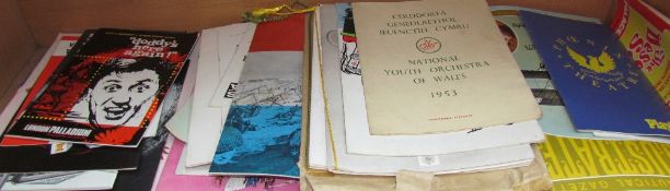 Assorted theatre programmes etc