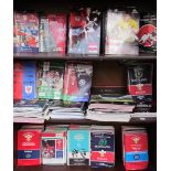 A large quantity of Rugby programmes from the 1980s,