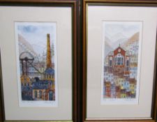 After Michael Powell Pit Head I A limited edition print No79/850 Together with a companion Chapel