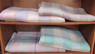 Four assorted Welsh blankets