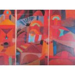 After Paul Klee Temple Garden A print Together with a large collection of pictures and prints