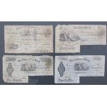 A set of five London Provincial & South Western Bank Ferndale Branch cheques dating from 1918 &