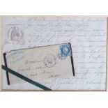 A framed 19th century letter together with a large quantity of prints etc ***TO BE RE-OFFERED IN A