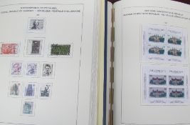 Four stamp albums containing modern European stamps ***TO BE RE-OFFERED IN A FUTURE SALE FOR